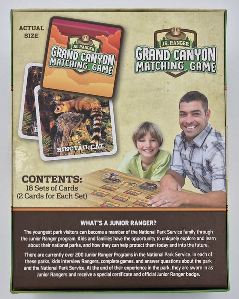 Grand Canyon Jr. Ranger Matching Game
