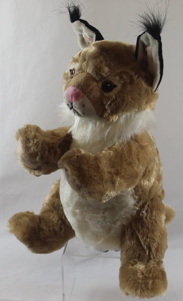 Plush Bobcat Hand Puppet