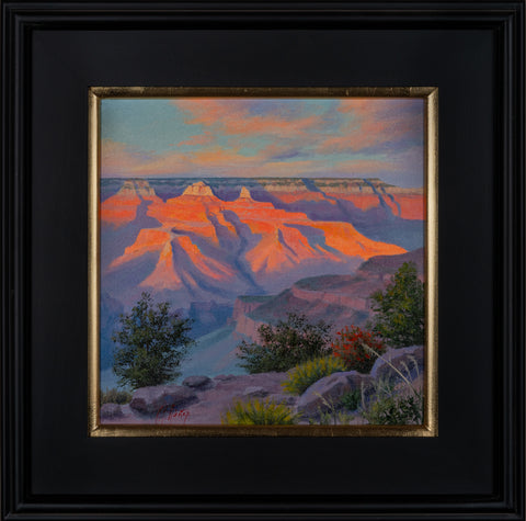 Jose Luis Nunez, Bright Sunset Over the Grand Canyon