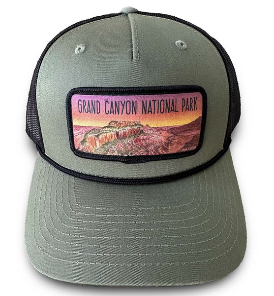 Grand Canyon Loden Hat with Rope Trim