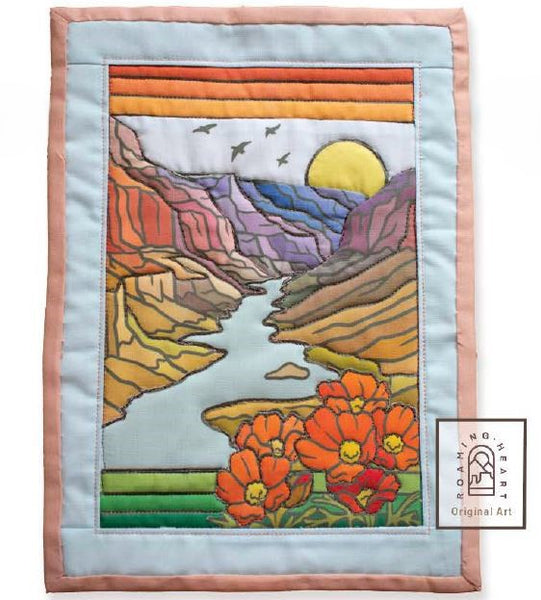 Quilted Western Views Quilt Kit - Below Rim