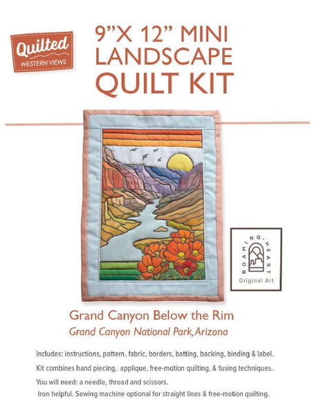 Quilted Western Views Quilt Kit - Below Rim
