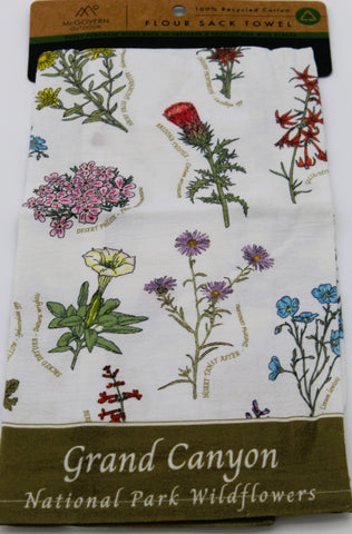 Grand Canyon Wildflower Tea Towel
